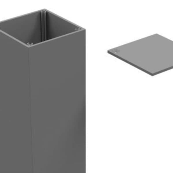 Aluminum Post + Post Cap