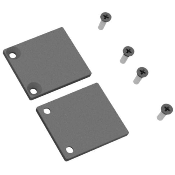 Aluminum Fence Side Frame Caps (2 Pack)